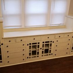 United Painter's Indy - After pic  of built-in..Sherwin Williams  pro classic