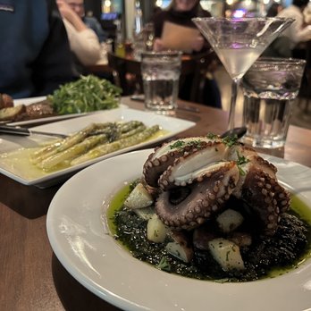 Riccardo Enoteca - Polipo Al Forno Genovese, Asparagi Parmigiana, Flat Iron steak Tagliata - Italian Near Me - Chicago, Illinois Riccardo Enoteca - Polipo Al Forno Genovese, Asparagi Parmigiana, Flat Iron steak Tagliata - Italian Near Me - Chicago, Illinois