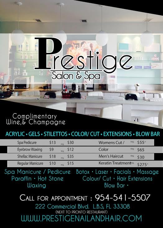 Prestige Nail and Hair Spa Logo
