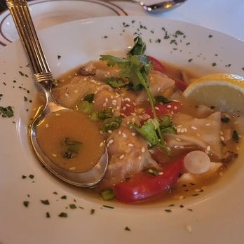 Soule Domain - Lobster Wontons - $12 - New American Near Me - Kings Beach, California