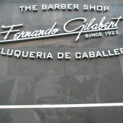 The barber shop Fernando Gilabert