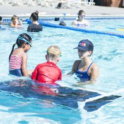 Peninsula Community Center - Swim School is a great place to get your kids water safe! Learn more at peninsulacommunitycenter.com/swimschool