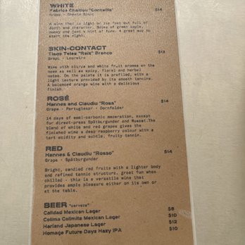 Omo Mercado - Wine menu - Beer, Wine & Spirits Near Me - Upland, California