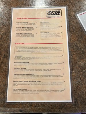 Menu photo 1 The Loaded Goat Mount Airy, NC Menu photo 1 The Loaded Goat Mount Airy, NC