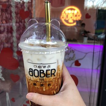 Bober Tea - Boba Bracket! Signature Milk Tea with my Bober Reusable Straw! - Bubble Tea Near Me - Sacramento, California