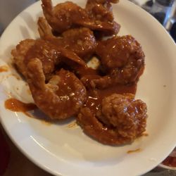 Leaning Tower of Pizza - Buffalo shrimp