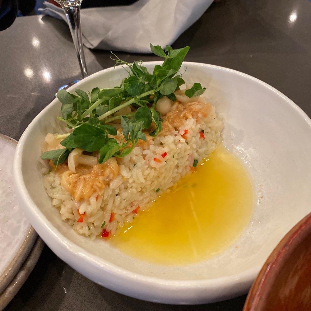 Roots - Crab and gold rice - Wine Bars Near Me - Houston, Texas Roots - Crab and gold rice - Wine Bars Near Me - Houston, Texas