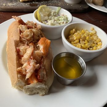 Nolan’s - Lobster roll , basil butter corn - Seafood Near Me - Canandaigua, New York