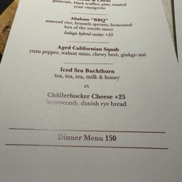 Menu Menu