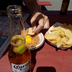 Mexican Food Factory - Biking, beers, & beans. Enjoying the view and lovin the food.
