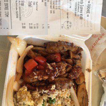Panda Express - I choose dbl teriyaki chicken and beef on side.. but they give me few pieces of beef on top of all... terrible..... - Chinese Near Me - Inglewood, California Panda Express - I choose dbl teriyaki chicken and beef on side.. but they give me few pieces of beef on top of all... terrible..... - Chinese Near Me - Inglewood, California