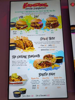 Menu photo 3 Beasties Long Beach, CA