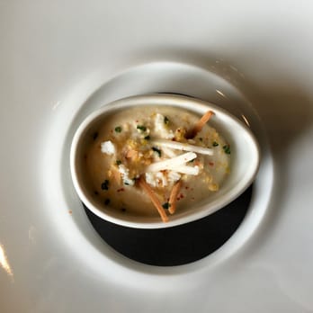 Restaurant Le Parc** - Amuse - egg, asparagus & cream - French Near Me - Reims, 51