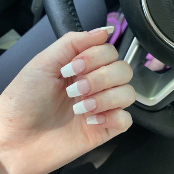 Angel Nails - This was after she fixed them. - Nail Salons Near Me - Royal Oak, Michigan