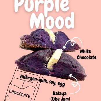 Crumb Societies - Purple Mood Ube Cookie - Bakeries Near Me - Pacifica, California Crumb Societies - Purple Mood Ube Cookie - Bakeries Near Me - Pacifica, California