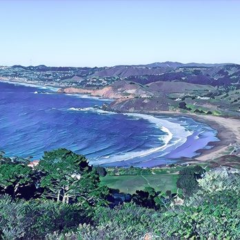 Pedro Point Headlands - View of Pacifica from Pedro Summit - Hiking Near Me