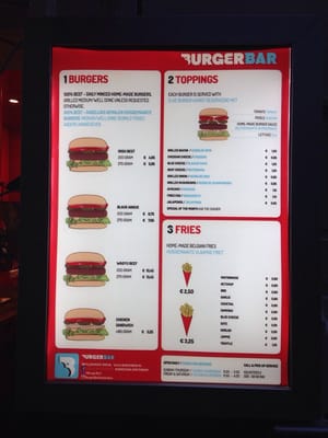 Menu photo 8 Burger Bar Amsterdam, NH Menu photo 8 Burger Bar Amsterdam, NH