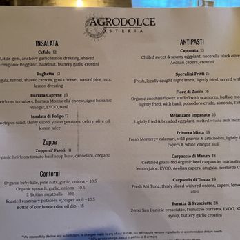 Agrodolce Osteria - Sicilian Near Me - Berkeley, California Agrodolce Osteria - Sicilian Near Me - Berkeley, California