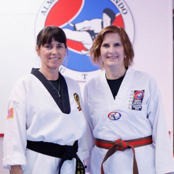 Almaden Taekwondo - Master Julie with Miss Terri. Terri is the key to our classes in American Sign Language - Taekwondo Near Me - San Jose, California Almaden Taekwondo - Master Julie with Miss Terri. Terri is the key to our classes in American Sign Language - Taekwondo Near Me - San Jose, California