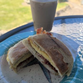 Pacific Grind Cafe - Bacon, egg, and cheese sandwich. - Cafes Near Me - Lincoln City, Oregon Pacific Grind Cafe - Bacon, egg, and cheese sandwich. - Cafes Near Me - Lincoln City, Oregon