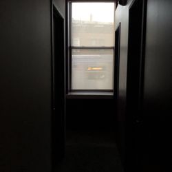International Students Residence - The subway directly outside the window (third floor)