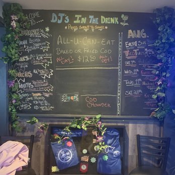 DJ's In The Drink - DJs Specials...Fish Fry on Fridays - Pizza Near Me - Lake Geneva, Wisconsin DJ's In The Drink - DJs Specials...Fish Fry on Fridays - Pizza Near Me - Lake Geneva, Wisconsin