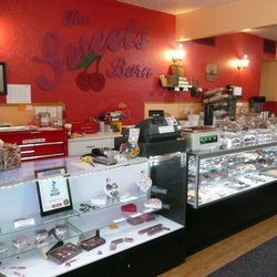 The Sweets Barn - Store service counter and chocolate cabinets