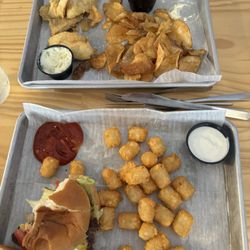 Lake Road Inn - Cheese burger and Blue Gill