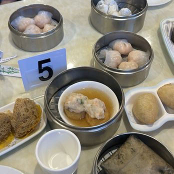 New Fortune 2 - Shrimp and tofu dumplings, sticky rice, har gow, bbq pork dumplings, taro puffs, pork puffs - Dim Sum Near Me - Austin, Texas