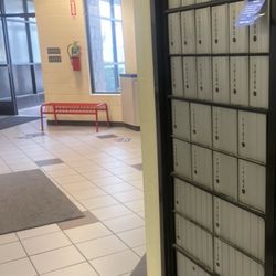 USPS - Postal service mail box area