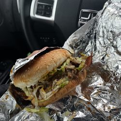 Fatboy burger + bacon