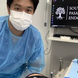 South Pasadena Endodontics - Dr Stephan and me.