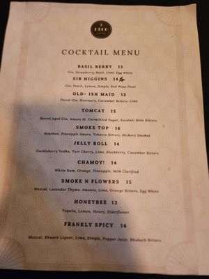 Menu photo 5 Deco Lounge Buffalo, NY