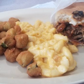 Shaw's BBQ - Fried okra, mac n cheese, BBQ pork sandwich - Barbeque Near Me - Ashville, Alabama Shaw's BBQ - Fried okra, mac n cheese, BBQ pork sandwich - Barbeque Near Me - Ashville, Alabama
