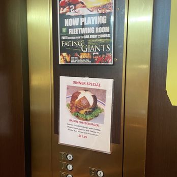 Holiday Inn Manitowoc - Each day the dinner choice was posted for those who desired to eat at the hotel. - Hotels Near Me - Manitowoc, Wisconsin