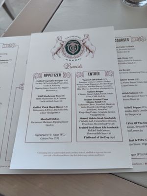 Menu photo 7 Tavern on the Green New York, NY Menu photo 7 Tavern on the Green New York, NY