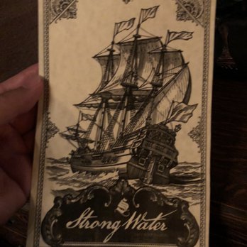 Strong Water Anaheim - Opening week menu backside - Tiki Bars Near Me - Anaheim, California Strong Water Anaheim - Opening week menu backside - Tiki Bars Near Me - Anaheim, California
