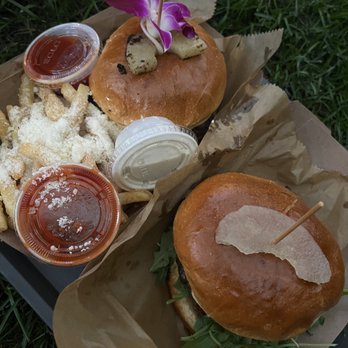 Krasa - Bleu Blue Burger Combo and Hawaiian Burger Combo - Burgers Near Me - Chicago, Illinois Krasa - Bleu Blue Burger Combo and Hawaiian Burger Combo - Burgers Near Me - Chicago, Illinois