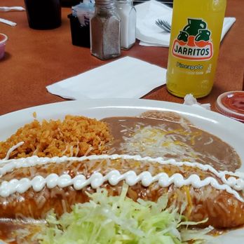 The Taco King - The enchilada burrito plate - Mexican Near Me - Albert Lea, Minnesota