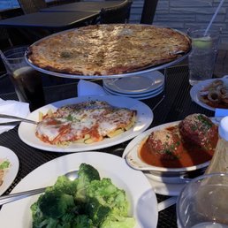 Vodka Sauce Pizza  Chicken Parmigiana Meatballs (2) Broccoli with Garlic & Oil  Fried Calamari