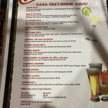 Casa Olé - 40th anniversary menu. - Mexican Near Me - Lufkin, Texas Casa Olé - 40th anniversary menu. - Mexican Near Me - Lufkin, Texas