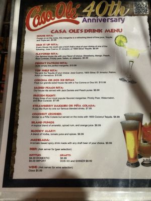 Menu photo 1 Casa Olé Lufkin, TX Menu photo 1 Casa Olé Lufkin, TX