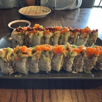 Wedashii - Rocco Flacco Flame roll and Knee Deep roll - Sushi Bars Near Me - Sacramento, California Wedashii - Rocco Flacco Flame roll and Knee Deep roll - Sushi Bars Near Me - Sacramento, California