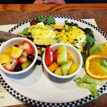Black Bear Diner - Benedict with old fruit, beware! - Diners Near Me - Colma, California