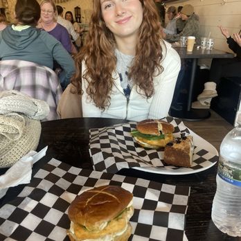 Papo's Cafe - Chicken or the Egg Breakfast sandwich - Cafes Near Me - Springfield, Illinois