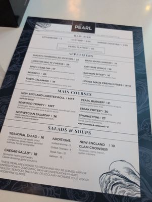 Menu photo 3 The Pearl Boston, MA