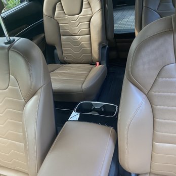 Sharp Detail - Leather seats were cleaned and treated - Auto Detailing Near Me