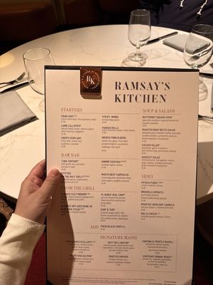 Menu photo 3 Ramsay's Kitchen at The Silver Legacy Reno, NV