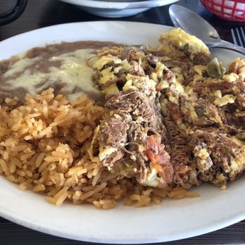 Mariscos Puerto Nuevo - Machaca - eggs with shredded beef - Mexican Near Me - Seaside, California Mariscos Puerto Nuevo - Machaca - eggs with shredded beef - Mexican Near Me - Seaside, California