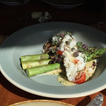 The Conservatory - Asparagus and crab (forgive me. I forgot the name of it) - New American Near Me - Half Moon Bay, California The Conservatory - Asparagus and crab (forgive me. I forgot the name of it) - New American Near Me - Half Moon Bay, California